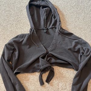 forever 21 cropped sweatshirt